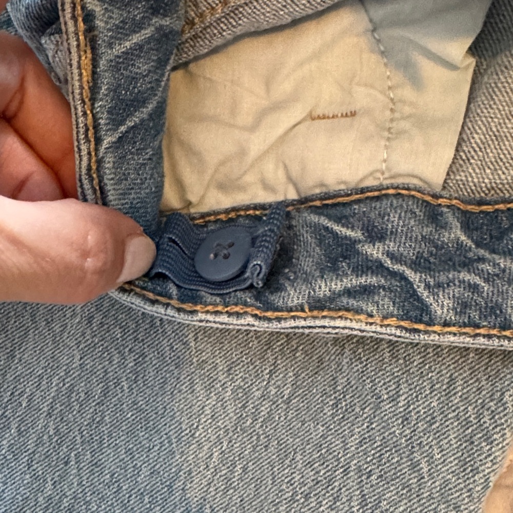 art class Light Blue Denim Jeans with Logo Waistband - Picture 4 of 6